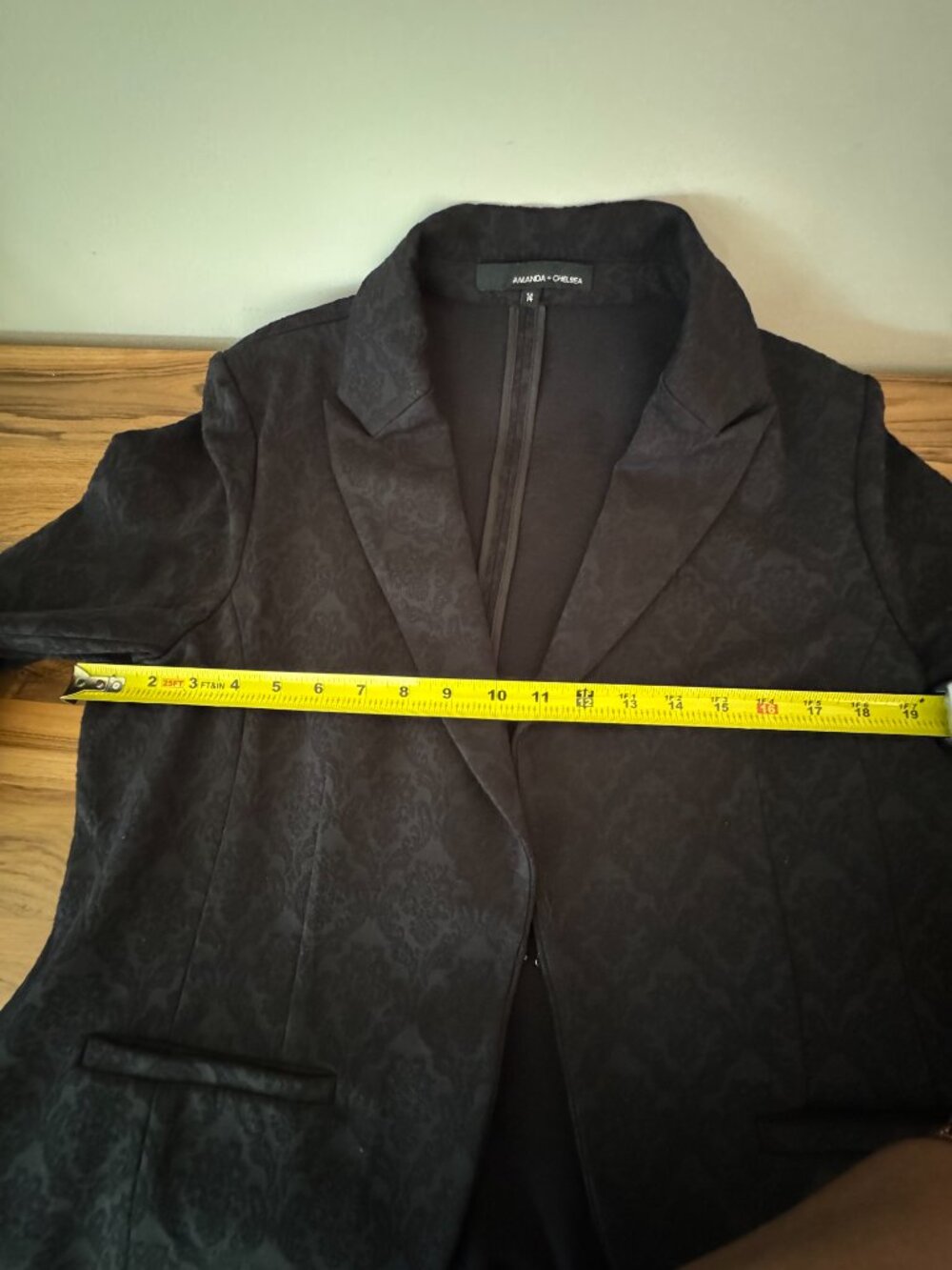 Amanda & Chelsea Damask Blazer Size 14 - Picture 14 of 15